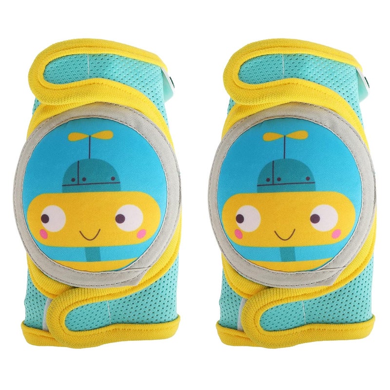 DOACT Baby Crawling Knee Pads, 1 Pair Kids Knee Protector Toddler Crawling Knee Pads Adjustable Anti Slip Breathable Baby Knee Pads for Crawling Toddling - Image 1